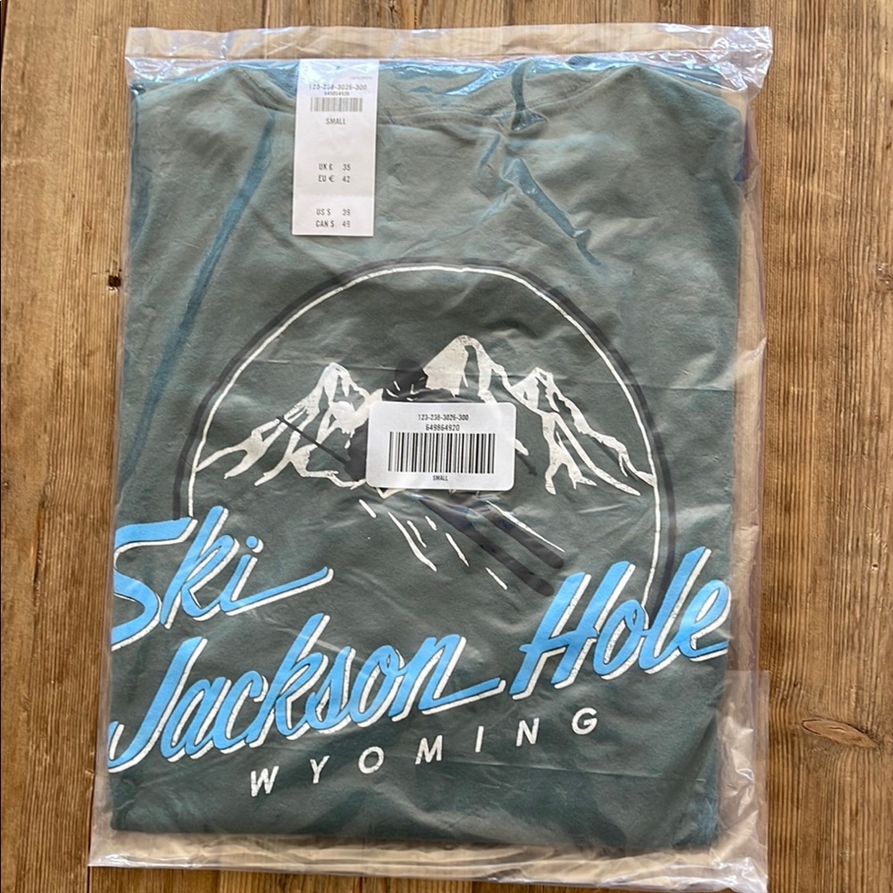 NEW Rare Abercrombie & Fitch Ski Jackson Hole Oversized Long Sleeve Shirt